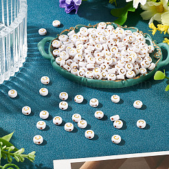 500 pièces de placage de perles acryliques&nbsp;PACR-TADJ0001-01C