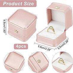 Scatole regalo anello in pelle pu&nbsp;LBOX-NB0001-03A
