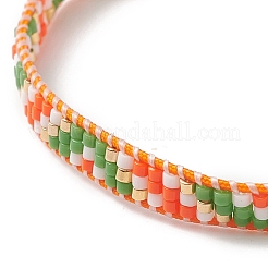 Плетеные браслеты ручной работы из японского бисера&nbsp;BJEW-MZ00020-02