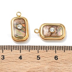 Muschelanhänger aus Edelstahl 304&nbsp;STAS-F345-01C-G