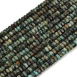 Бусы натуральная африканская бирюза (яшма)&nbsp;G-G317-A23-3X6MM