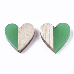 Harz & Holz zweifarbige Cabochons&nbsp;RESI-R425-04B