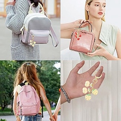 Подвеска из эмали вишневого и клубничного сплава&nbsp;HJEW-YW00059-01