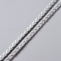 Плетеные ремни из искусственной кожи с искусственным жемчугом&nbsp;AJEW-WH0258-403E