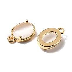 Овальные латунные подвески&nbsp;KK-D024-01E-G