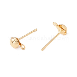 Componenti per orecchini a bottone in acciaio inossidabile 304&nbsp;STAS-P307-17B-G