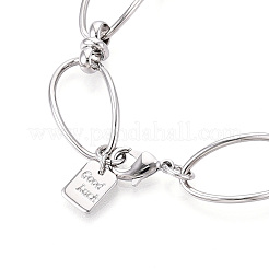 Латунь цепи браслеты&nbsp;BJEW-N032-01P