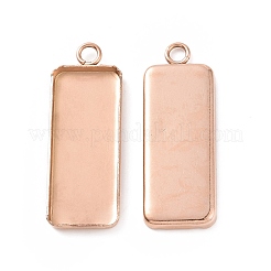 Pendentifs cabochons en acier inoxydable 304 avec placage ionique (IP)&nbsp;STAS-I069-36RG