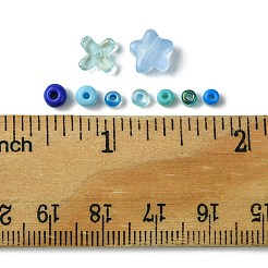 Стеклянные круглые бусины с красками для выпечки со стеклянными бусинами&nbsp;SEED-FS0001-23