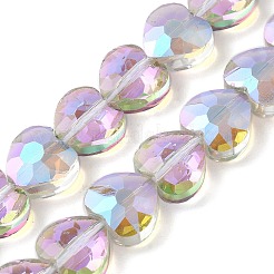 Стеклянные бусины с гальваническим покрытием &nbsp;EGLA-L045-D