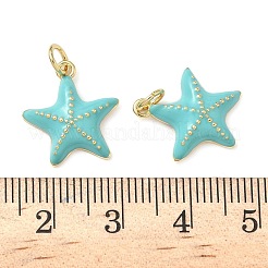 Латунь эмаль подвески&nbsp;KK-P326-13B-G