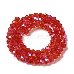 Гальванизируйте прозрачное стекло бисер нитей&nbsp;LS-EGLA-A035-T4mm-L01