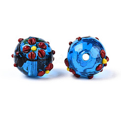 Эмалевые бусины ручной работы в технике лэмпворк&nbsp;LAMP-T023-23B