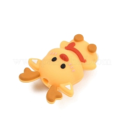 Рождественские силиконовые бусины&nbsp;LS-SIL-K007-02B