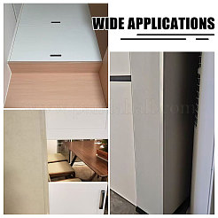 Tiras protectoras de esquinas de PVC autoadhesivas&nbsp;DIY-WH0899-990