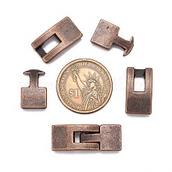 Тибетского стиля застежками защелкой&nbsp;LS-TIBE-LF11313Y-R-LF