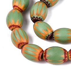 Cuentas de barril de vidrio millefiori hechas a mano&nbsp;LA-N002-06D