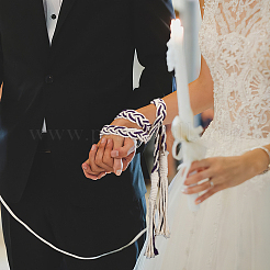 Corpetti da polso in cordoncino di cotone macramè per il matrimonio&nbsp;HJEW-OC00332