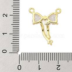 Rack de latón chapado colgantes de óxido de circonio cúbico&nbsp;KK-Z074-71G-01