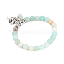 Braccialetti di stirata amazonite naturale&nbsp;BJEW-F262-A09