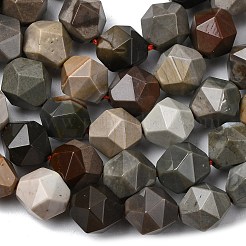 Fili di perle di diaspro picasso naturale&nbsp;G-Z119-A25-03