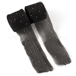 2 Rolle Polyester-Strassband mit offenen Kanten und Hotfix-Befestigung&nbsp;OCOR-TA0003-95I