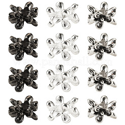 30 pz 3 stili di perline europee in lega di stile tibetano a forma di fiore&nbsp;FIND-TA0010-83