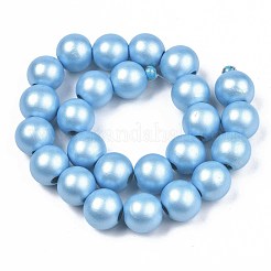Brins de perles en bois naturel peint&nbsp;WOOD-S053-58C