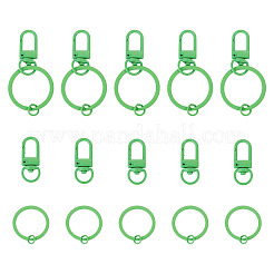 10 pz ganci a scatto girevoli in lega di zinco con vernice da forno&nbsp;FIND-TADJ0001-27E