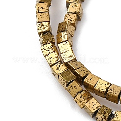 Гальванические бусины из натуральной лавы&nbsp;G-A256-B01-01E