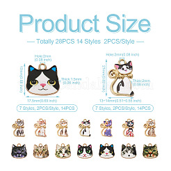 Подвески из сплава с принтом в 28 стилях&nbsp;FIND-BG0001-04