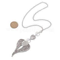 Подвесные ловцы солнца в форме ангельских крыльев в тибетском стиле&nbsp;HJEW-JM04610