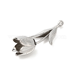 Подвески из латуни с объемными цветами&nbsp;KK-V006-02P-02