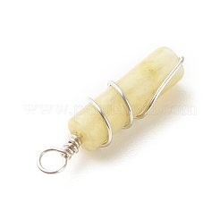 Pendentifs en jade naturel de taiwan&nbsp;PALLOY-JF01575-09