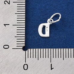 925 ciondolo a forma di lettera in argento sterling&nbsp;LS-STER-C012-01S-D