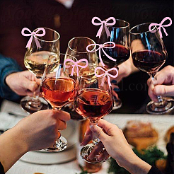 24 шт. 4 стиля акриловых подвесок для бокалов вина&nbsp;AJEW-SC0031-69