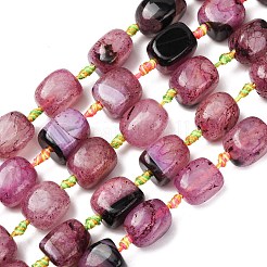 Природный агат бисер нитей&nbsp;G-F825-G01-01B