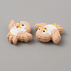 Экологически чистые силиконовые шарики для пищевых продуктов для птиц&nbsp;SIL-WH0018-003F