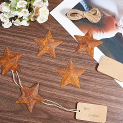 Звездная ржавчина железо большие подвески&nbsp;IFIN-GF0001-11B