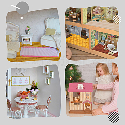 15 Stück 5 Stile Papier Puppenhaus Wanddekoration&nbsp;DIY-GO0002-42