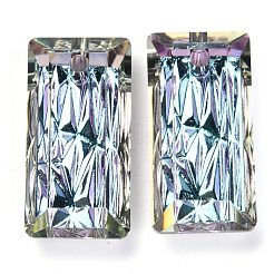 Pendentifs en strass en verre gaufré&nbsp;GLAA-J101-07B-001VL