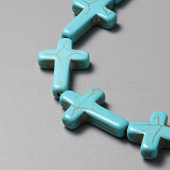Fili di perline howlite naturale&nbsp;G-WH0016-36A