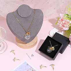 2 collier pendentif en acier inoxydable 304&nbsp;NJEW-DR00036