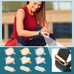 9 Satz 9 Stile Legierung Wärmeübertragung Uhrenarmband Zubehör&nbsp;FIND-NB0005-97