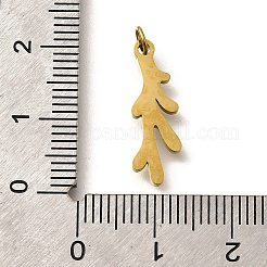 Подвески из нержавеющей стали 304 с эмалью&nbsp;STAS-R153-06G-01