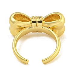 Кольца-манжеты из латуни с микропаве из кубического циркония для женщин RJEW-I107-13G-01