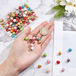 100 шт. 10-х стильная 1-отверстая латунная кнопка из смолы&nbsp;BUTT-NB0001-41