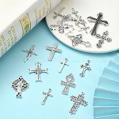 40 pièces 20 styles pendentifs en alliage de style tibétain&nbsp;TIBEP-YW0001-84