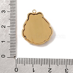Anhänger aus natürlichen Muscheln mit Meeresorganismen-Motiv&nbsp;SH-CBA6E49-01G-D