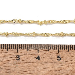 Colliers à chaîne satellite en laiton de 2.5 mm pour femmes&nbsp;KK-CBA4FD4-16G